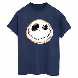 Disney - T-shirt THE NIGHTMARE BEFORE CHRISTMAS - Femme (Bleu marine)