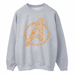 Marvel - Sweat AVENGERS HALLOWEEN - Homme (Gris chiné)