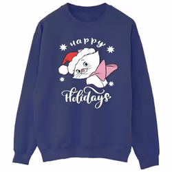 Disney - Sweat THE ARISTOCATS HAPPY HOLIDAYS - Homme (Bleu marine)