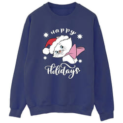 Disney - Sweat THE ARISTOCATS HAPPY HOLIDAYS - Femme (Bleu marine)