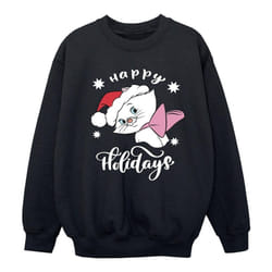 Disney - Sweat THE ARISTOCATS HAPPY HOLIDAYS - Fille (Noir)