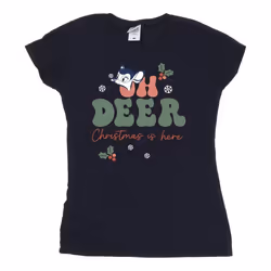 Disney - T-shirt OH DEER - Femme (Bleu marine)
