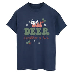Disney - T-shirt OH DEER - Femme (Bleu marine)