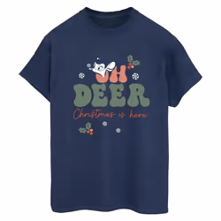 Disney - T-shirt OH DEER - Femme (Bleu marine)