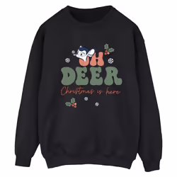 Disney - Sweat OH DEER - Femme (Noir)