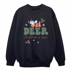 Disney - Sweat OH DEER - Fille (Noir)