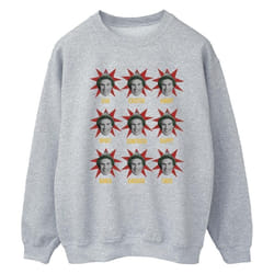 Elf - Sweat MANY MOODS OF BUDDY - Femme (Gris chiné)