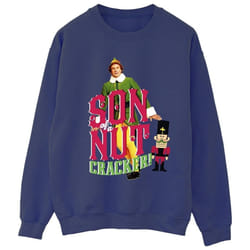 Elf - Sweat SON OF A NUTCRACKER - Femme (Bleu marine)