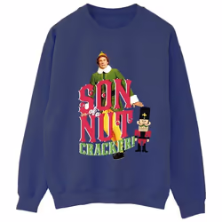 Elf - Sweat SON OF A NUTCRACKER - Femme (Bleu marine)