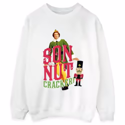 Elf - Sweat SON OF A NUTCRACKER - Femme (Blanc)