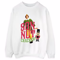 Elf - Sweat SON OF A NUTCRACKER - Femme (Blanc)
