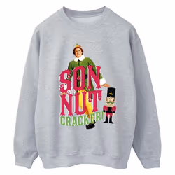 Elf - Sweat SON OF A NUTCRACKER - Femme (Gris chiné)