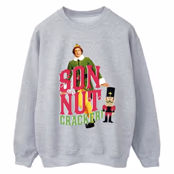 Elf - Sweat SON OF A NUTCRACKER - Femme (Gris chiné)