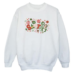Elf - Sweat FA LA LA - Garçon (Blanc)