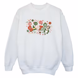 Elf - Sweat FA LA LA - Garçon (Blanc)