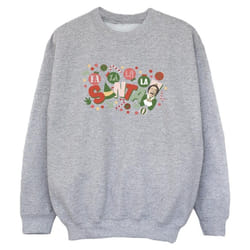 Elf - Sweat FA LA LA - Garçon (Gris chiné)