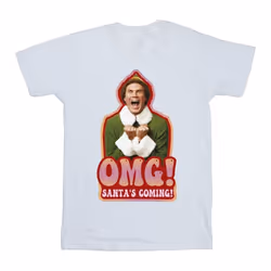 Elf - T-shirt SANTA'S COMING - Homme (Blanc)