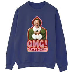 Elf - Sweat SANTA'S COMING - Homme (Bleu marine)