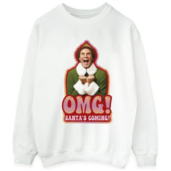 Elf - Sweat SANTA'S COMING - Homme (Blanc)