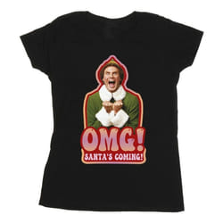Elf - T-shirt SANTA'S COMING - Femme (Noir)