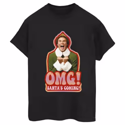Elf - T-shirt SANTA'S COMING - Femme (Noir)