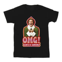 Elf - T-shirt SANTA'S COMING - Garçon (Noir)