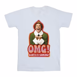 Elf - T-shirt SANTA'S COMING - Garçon (Blanc)