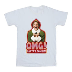 Elf - T-shirt SANTA'S COMING - Garçon (Blanc)