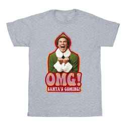 Elf - T-shirt SANTA'S COMING - Garçon (Gris chiné)