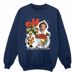 Elf - Sweat - Garçon (Bleu marine)