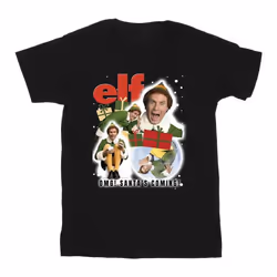 Elf - T-shirt - Fille (Noir)