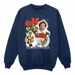 Elf - Sweat - Fille (Bleu marine)