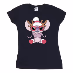 Disney - T-shirt - Femme (Bleu marine)