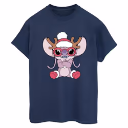 Disney - T-shirt - Femme (Bleu marine)