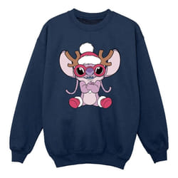 Disney - Sweat - Fille (Bleu marine)