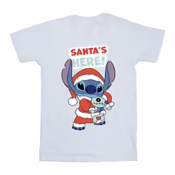 Disney - T-shirt SANTA'S HERE - Homme (Blanc)