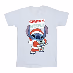 Disney - T-shirt SANTA'S HERE - Homme (Blanc)