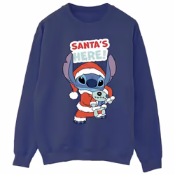 Disney - Sweat SANTA'S HERE - Homme (Bleu marine)