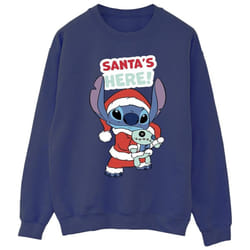 Disney - Sweat SANTA'S HERE - Homme (Bleu marine)