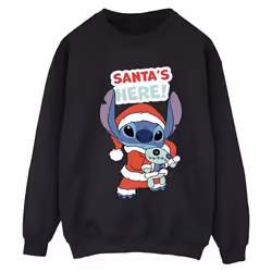 Disney - Sweat SANTA'S HERE - Femme (Noir)
