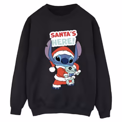 Disney - Sweat SANTA'S HERE - Femme (Noir)