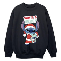 Disney - Sweat SANTA'S HERE - Garçon (Noir)