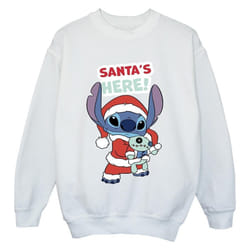 Disney - Sweat SANTA'S HERE - Garçon (Blanc)