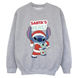 Disney - Sweat SANTA'S HERE - Garçon (Gris chiné)