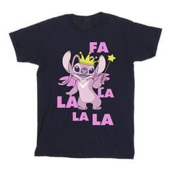 Disney - T-shirt ANGEL FA LA LA - Homme (Bleu marine)