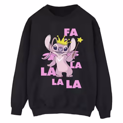 Disney - Sweat ANGEL FA LA LA - Homme (Noir)