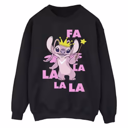 Disney - Sweat ANGEL FA LA LA - Homme (Noir)