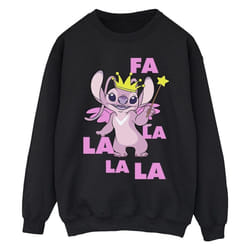 Disney - Sweat ANGEL FA LA LA - Homme (Noir)