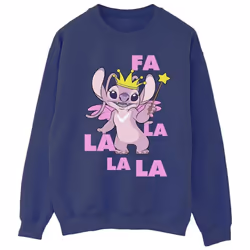 Disney - Sweat ANGEL FA LA LA - Homme (Bleu marine)