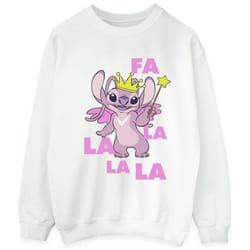 Disney - Sweat ANGEL FA LA LA - Homme (Blanc)